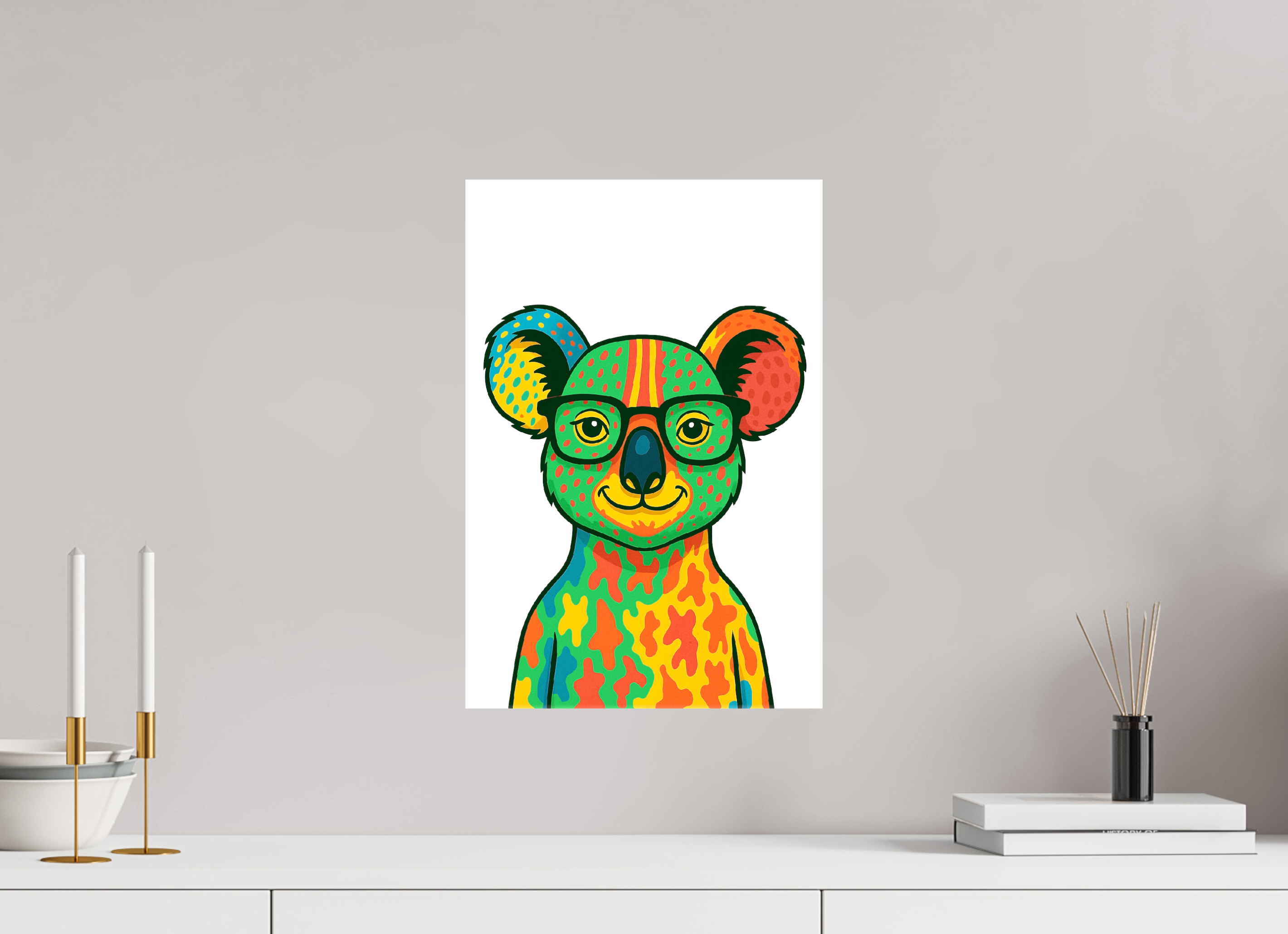 30 x 45 cm, Leinwand glänzend - Kein Rahmen 07-Koala