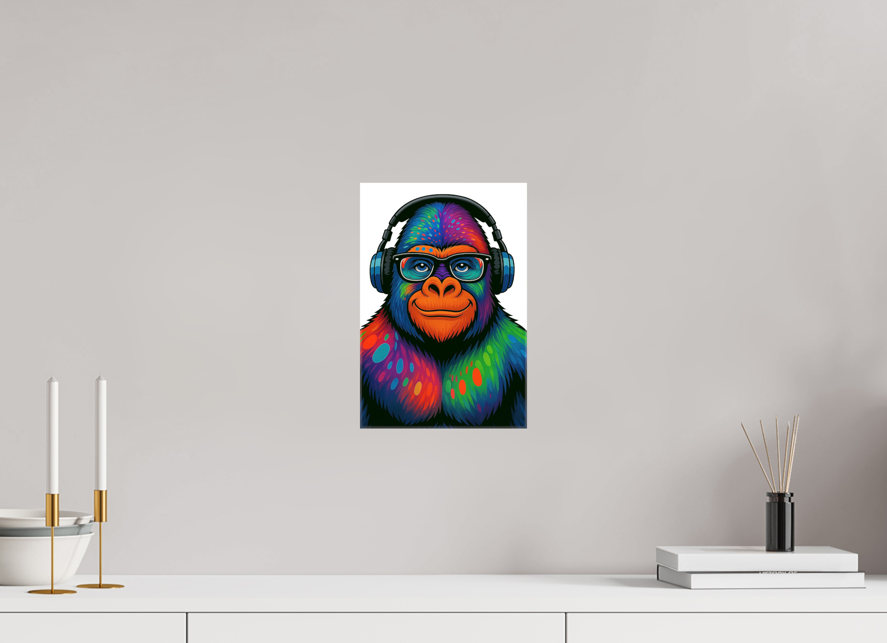 20 x 30 cm, Leinwand glänzend - Kein Rahmen 12-Gorilla